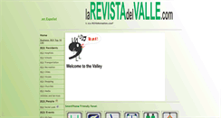 Desktop Screenshot of larevistadelvalle.com