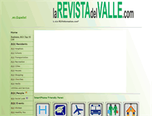 Tablet Screenshot of larevistadelvalle.com